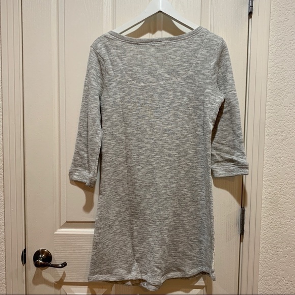 DRESS Sweatshirt Lace Heathered Gray Like New Md - Picture 6 of 9